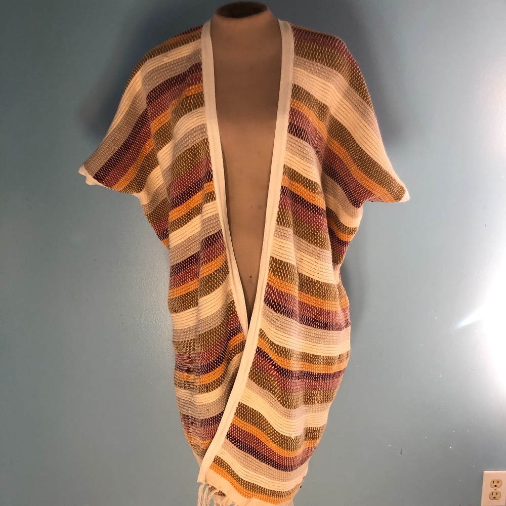 Free People Srey Hand Woven Kimono by Tonle
